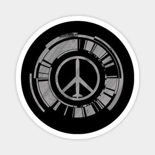 Walker of Peace [Silver] Magnet